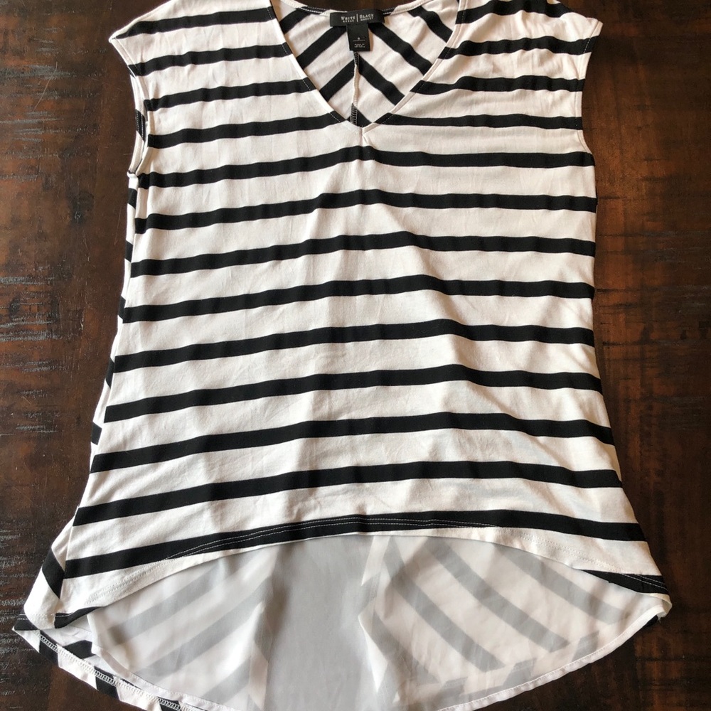 White House Black Market Open Back Top
